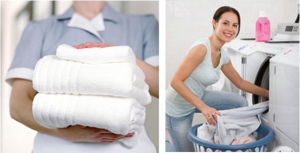 Tránh lây bệnh bằng cách dùng khăn tắm thường xuyên được giặt sạch phơi khô